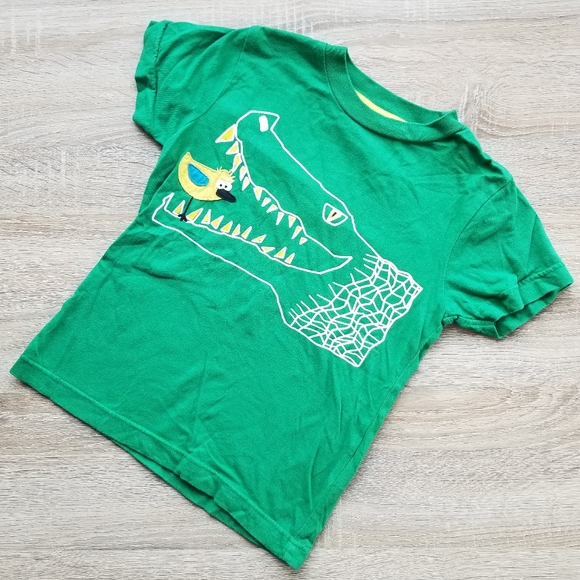Mini Boden Other - 2011 euc / vguc Mini Boden 5-6 years green alligator / crocodile tee
